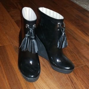Coach Bina Wedge Rainboots. 9